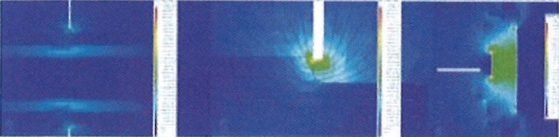 Figure 2: Wall Bushing Electric Field Simulation Results